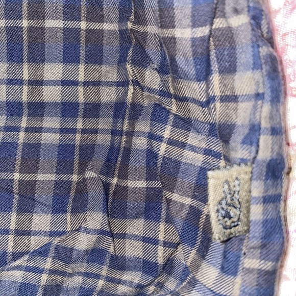 John Varvatos USA Shirt Mens Size Large plaid check‎ Button up - Picture 3 of 10